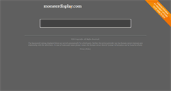 Desktop Screenshot of monsterdisplay.com